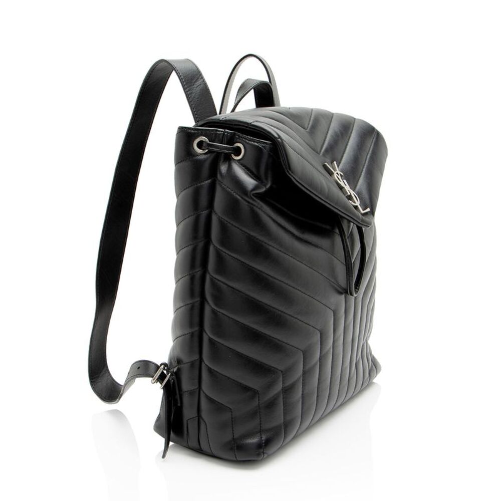 Saint Laurent Matelasse Calfskin Monogram LouLou Medium Backpack - Picture 2 of 15